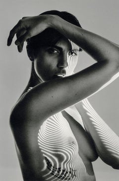 Roarie XVII (Desnudo en sombras mirando a través del brazo)