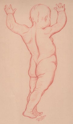 Statue eines jungen Jungen im Brunnen auf der Plaza