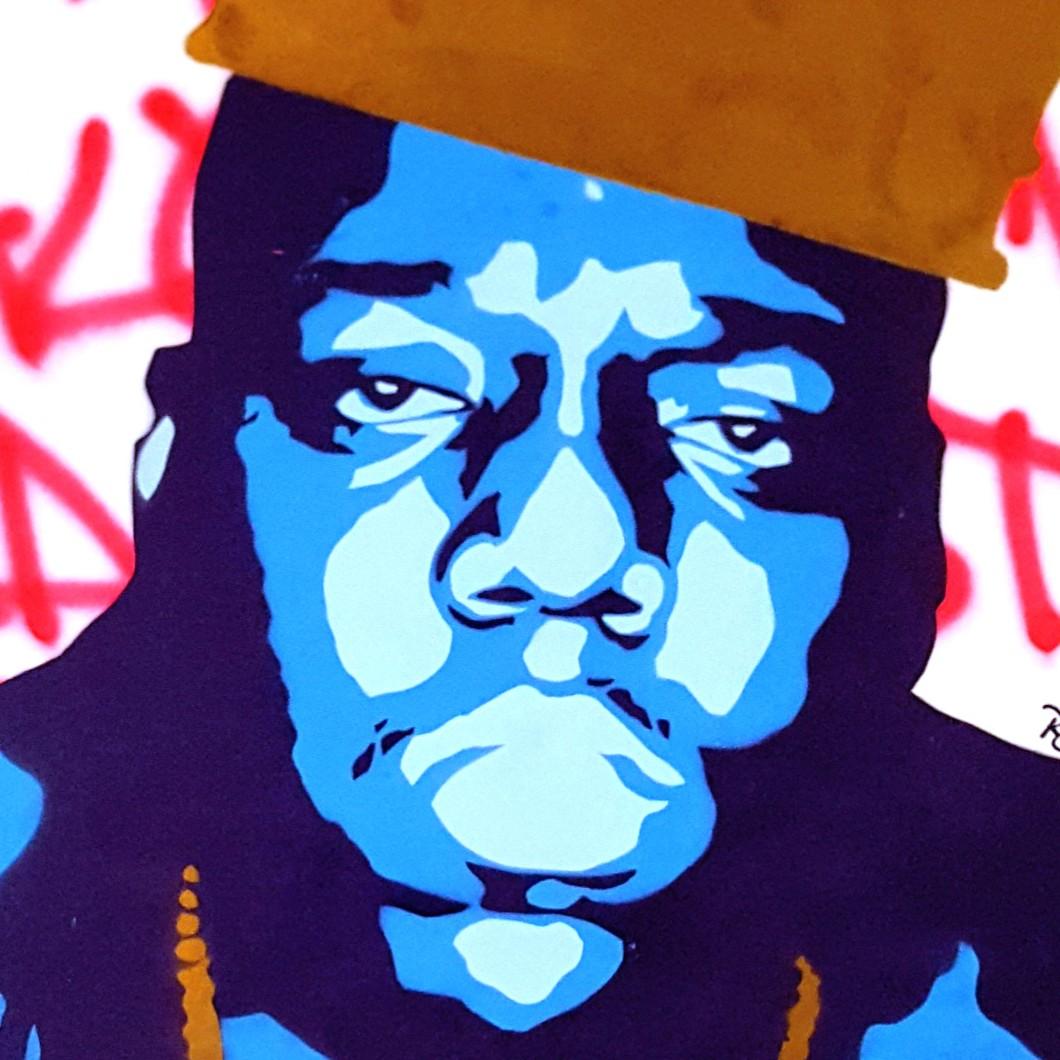 It's Still All Good - original contemporary pop portrait of Biggie by Rod Benson 4