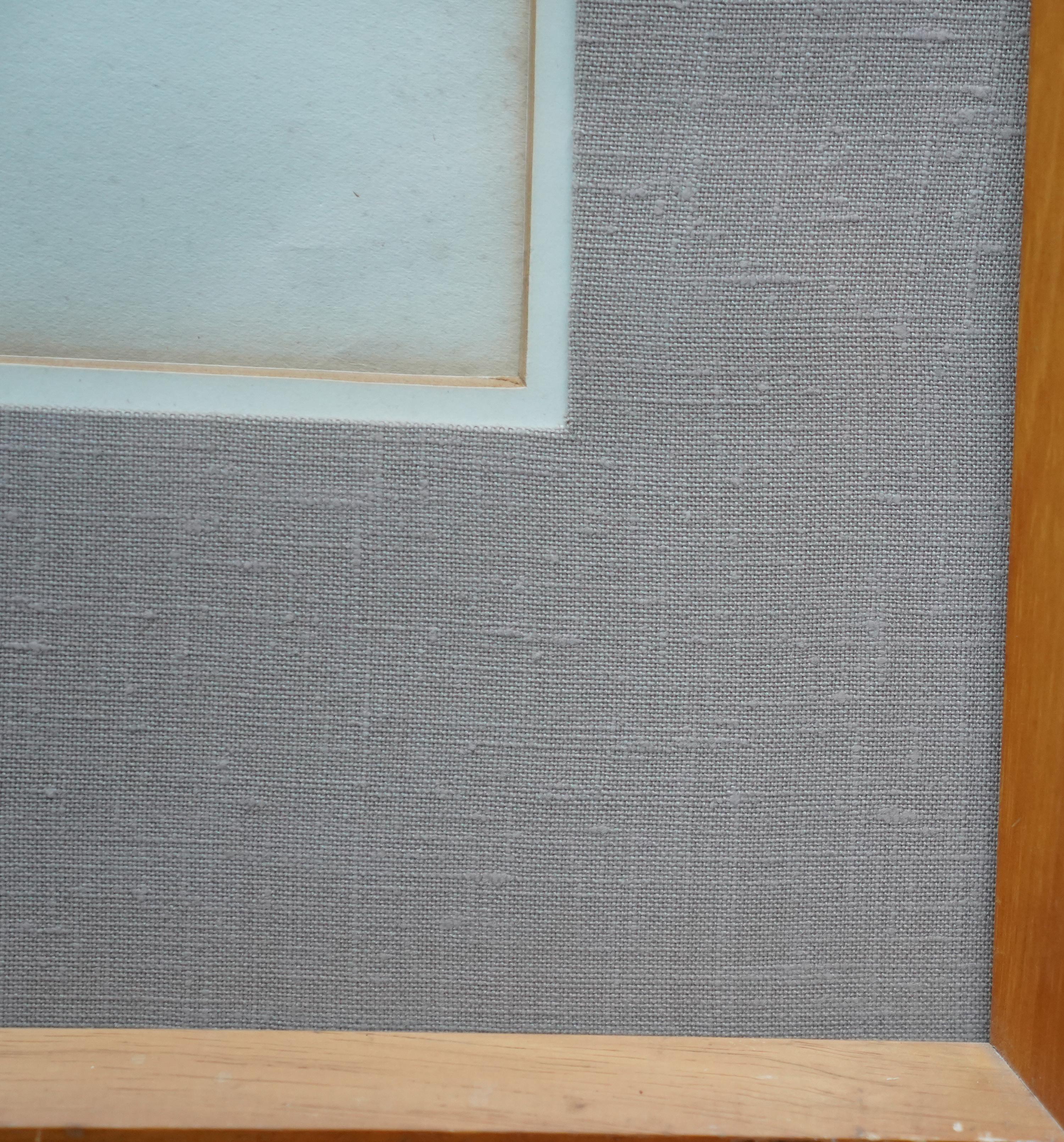 Aquiles y el Centauro - Arte de la mitología griega galesa 1965 acuarela en venta 5