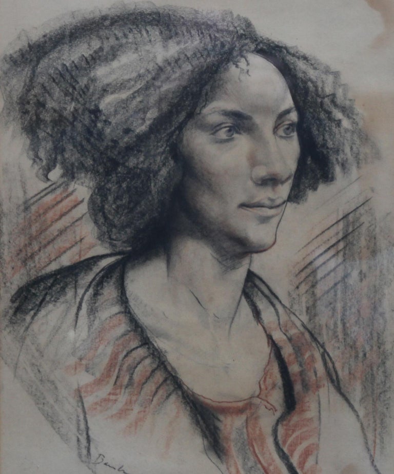 Female Head And Shoulders Drawing