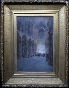 Impressionist Interior Drawings and Watercolours