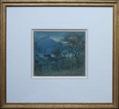 Purple Landscape Drawings and Watercolours