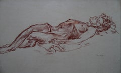 Art Deco Nude Drawings and Watercolours