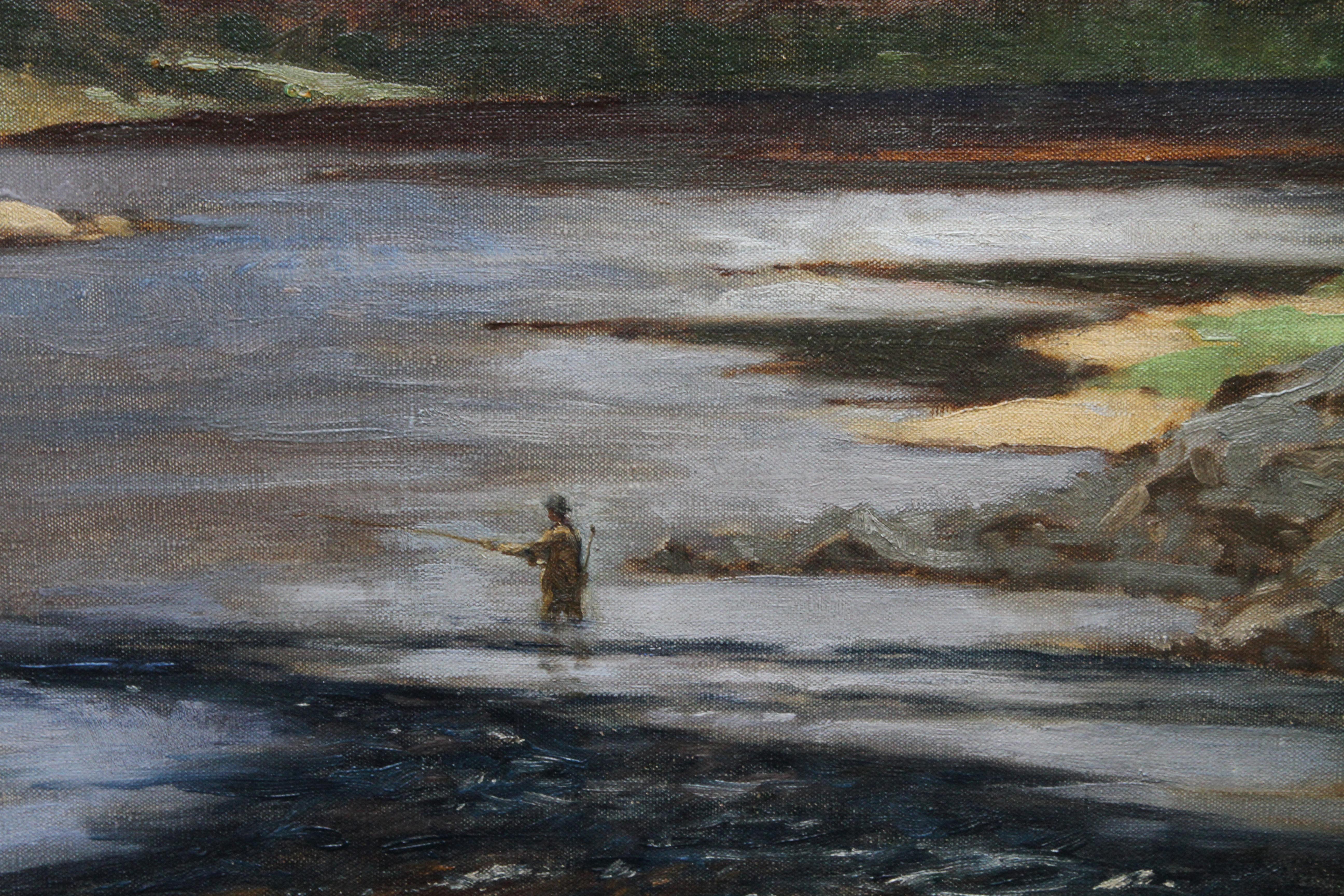 scottish river painting