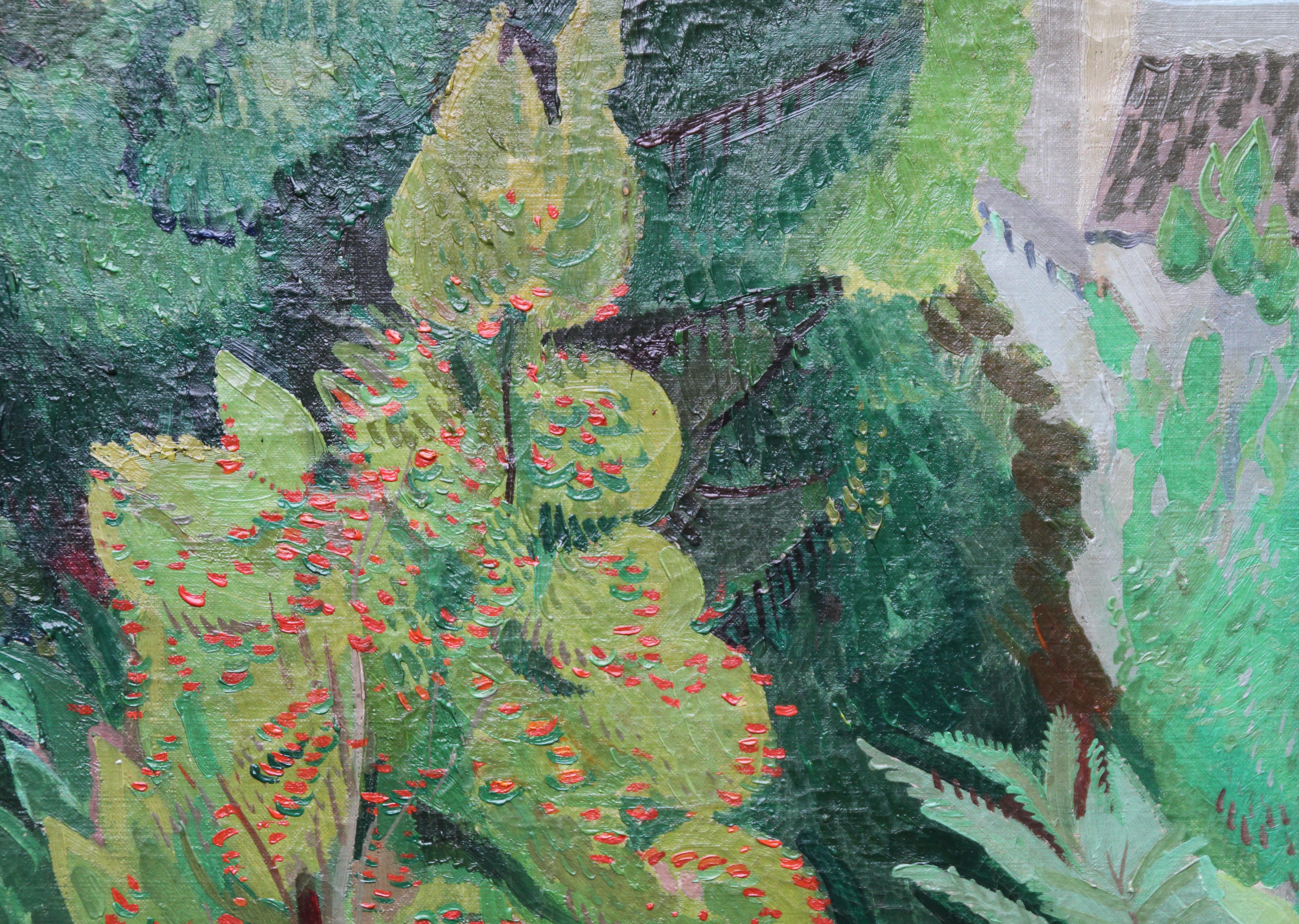 This stunning Post Impressionist oil on canvas of trees is attributed to the circle of British Modernist artist Duncan Grant circa 1930. There is wonderful detail of foliage and berries from a number of trees of all shades of green, set in a