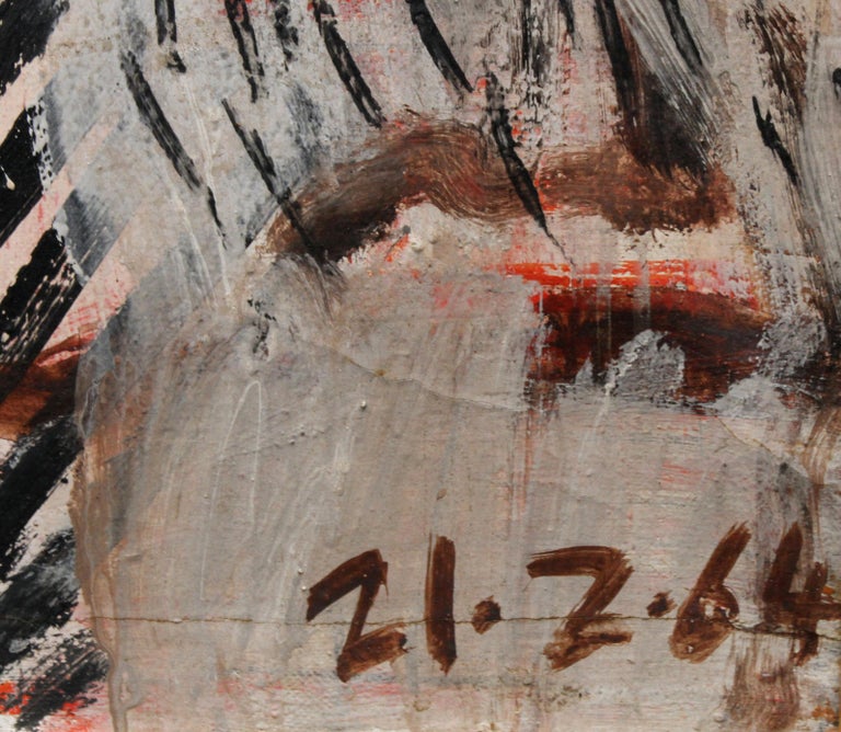 Jack Knox Scottish Abstract Exhibited 1965 Abstract Expressionist