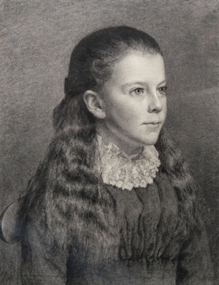 Unknown - Portrait of Young Girl -Victorian British PreRaphaelite
