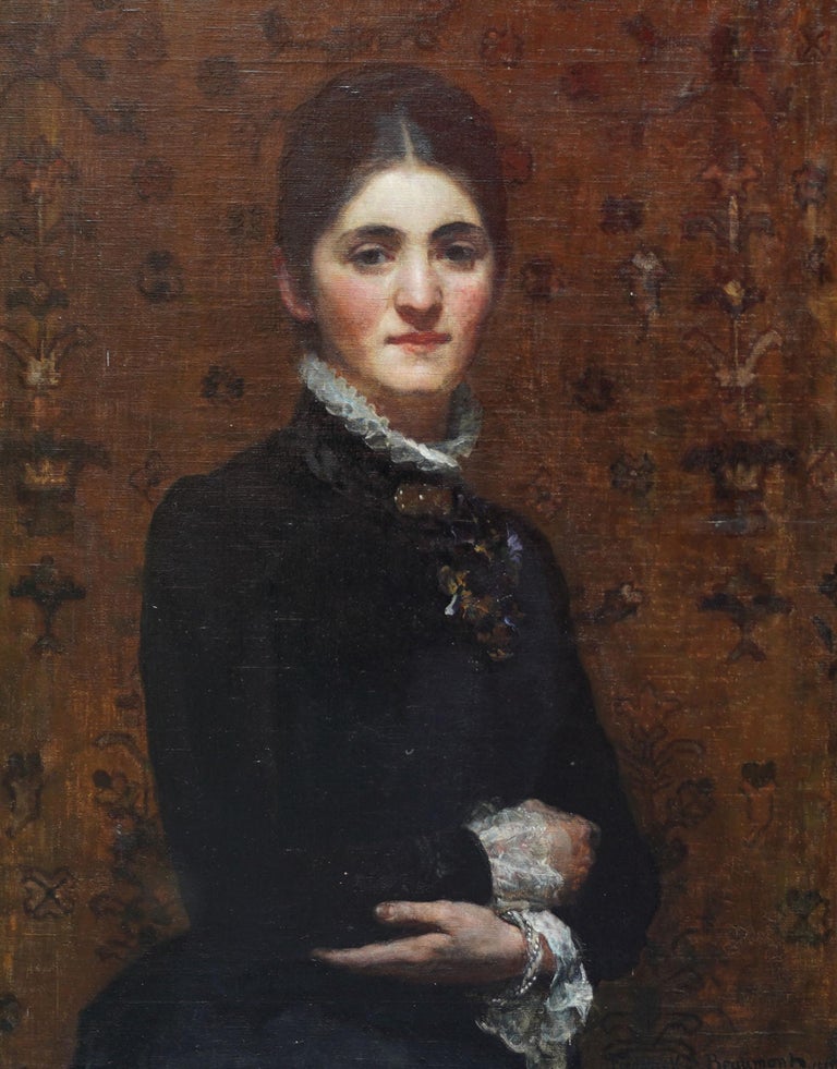 Frederick Samuel Beaumont Portrait of a Lady British Victorian art