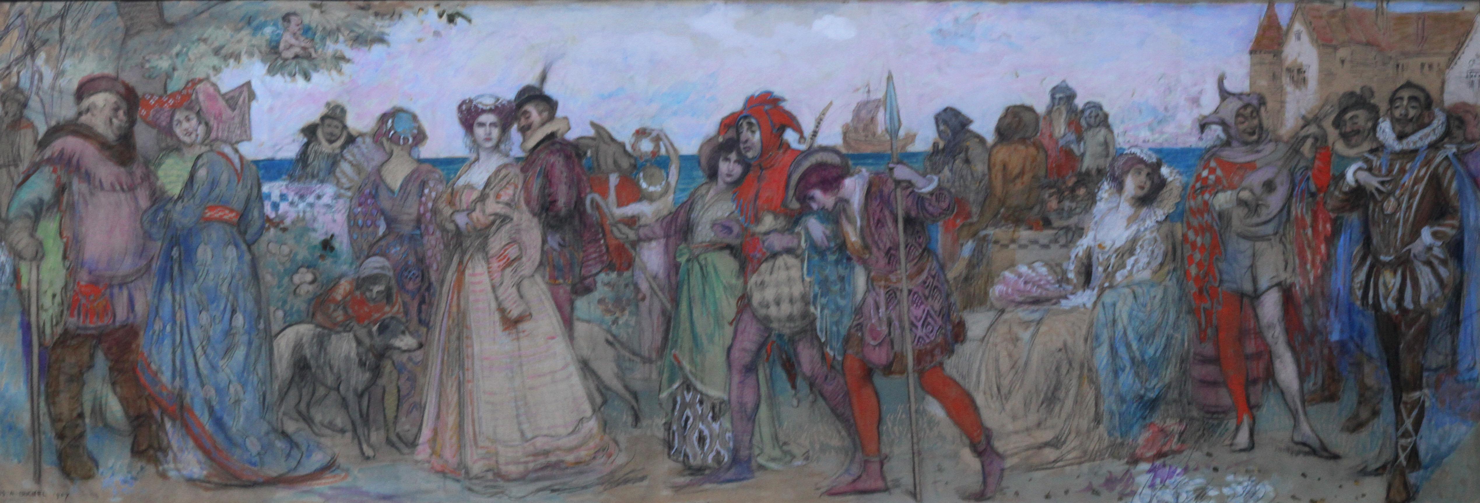 The Procession - British Edwardian art A Midsummer Night's Dream Shakespeare 3