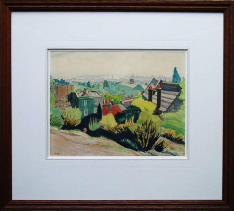 Harry Kernoff London From Hampstead Heath 30 S Landscape