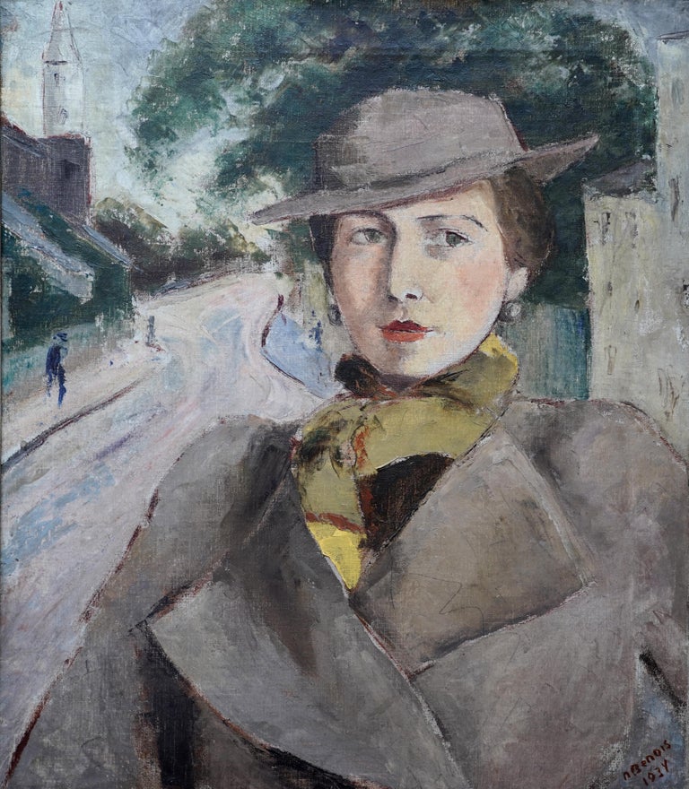 Nadia Benois Self Portrait in Hampstead Russian Nadia Benois Self Portrait in Hampstead Russian
