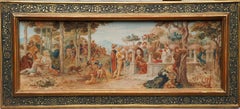 Antique Florentine Garden - Italian Victorian Pre-Raphaelite art landscape painting