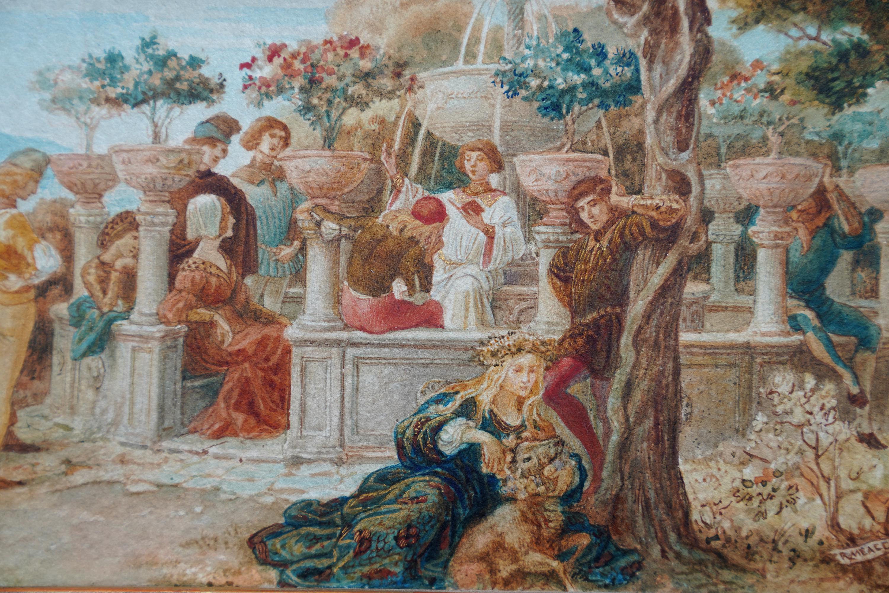 pre raphaelite garden
