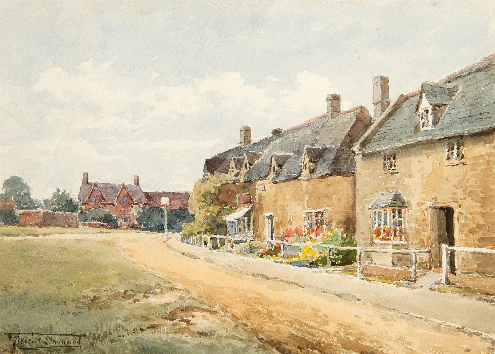 Henry John Sylvester Stannard Broadway Village Green For Sale at