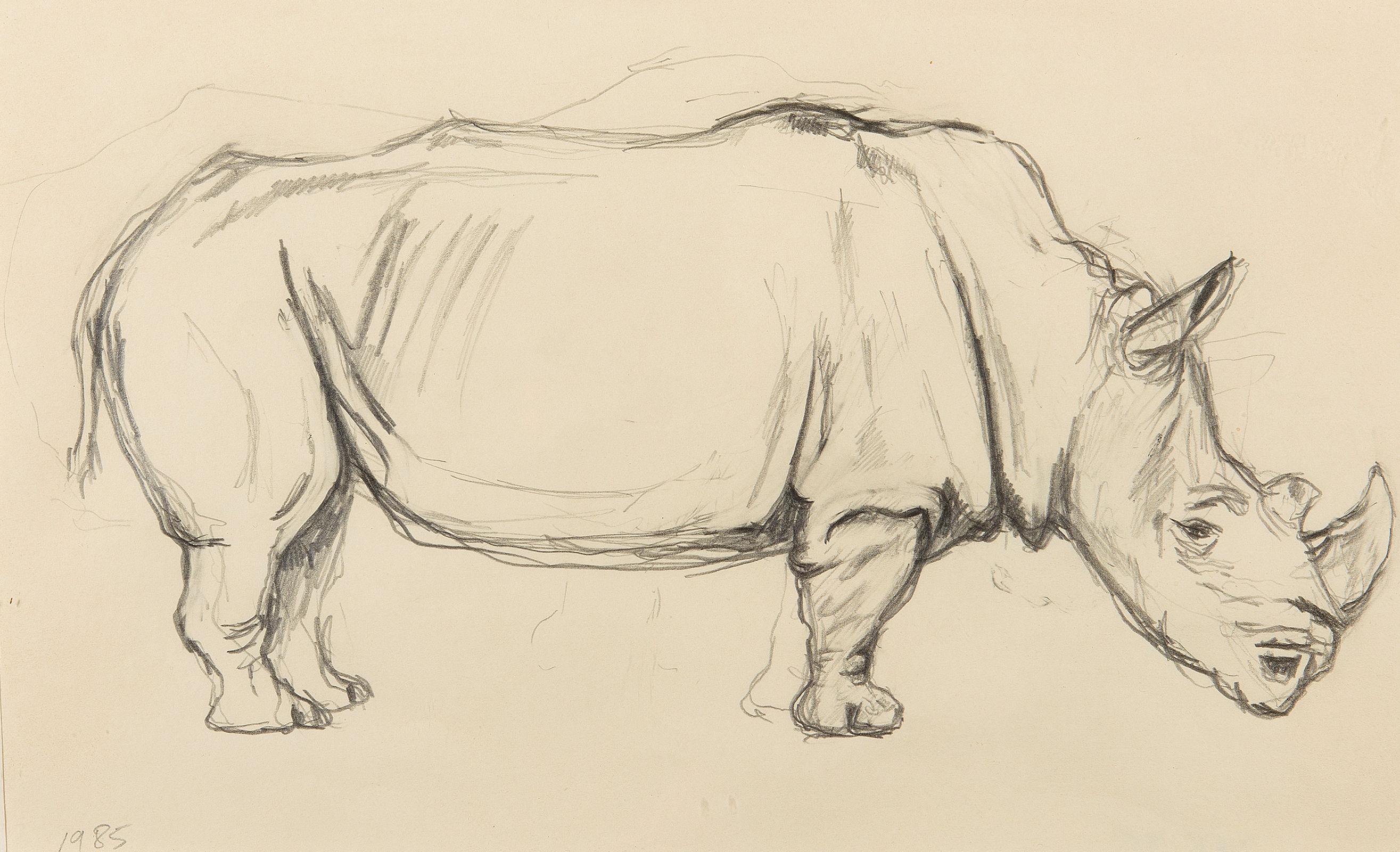 Rhinoceros, 1985 - Art by Nigel Boonham