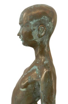 Naked Lady by Ronald Moll Cold Cast Bronze Sculpture Limited Edition