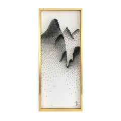 Beautiful Abstract Mountains on Unique Canvass