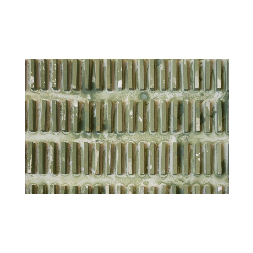 Olive Green Beautiful Wall Art Sculpture For Sale 4