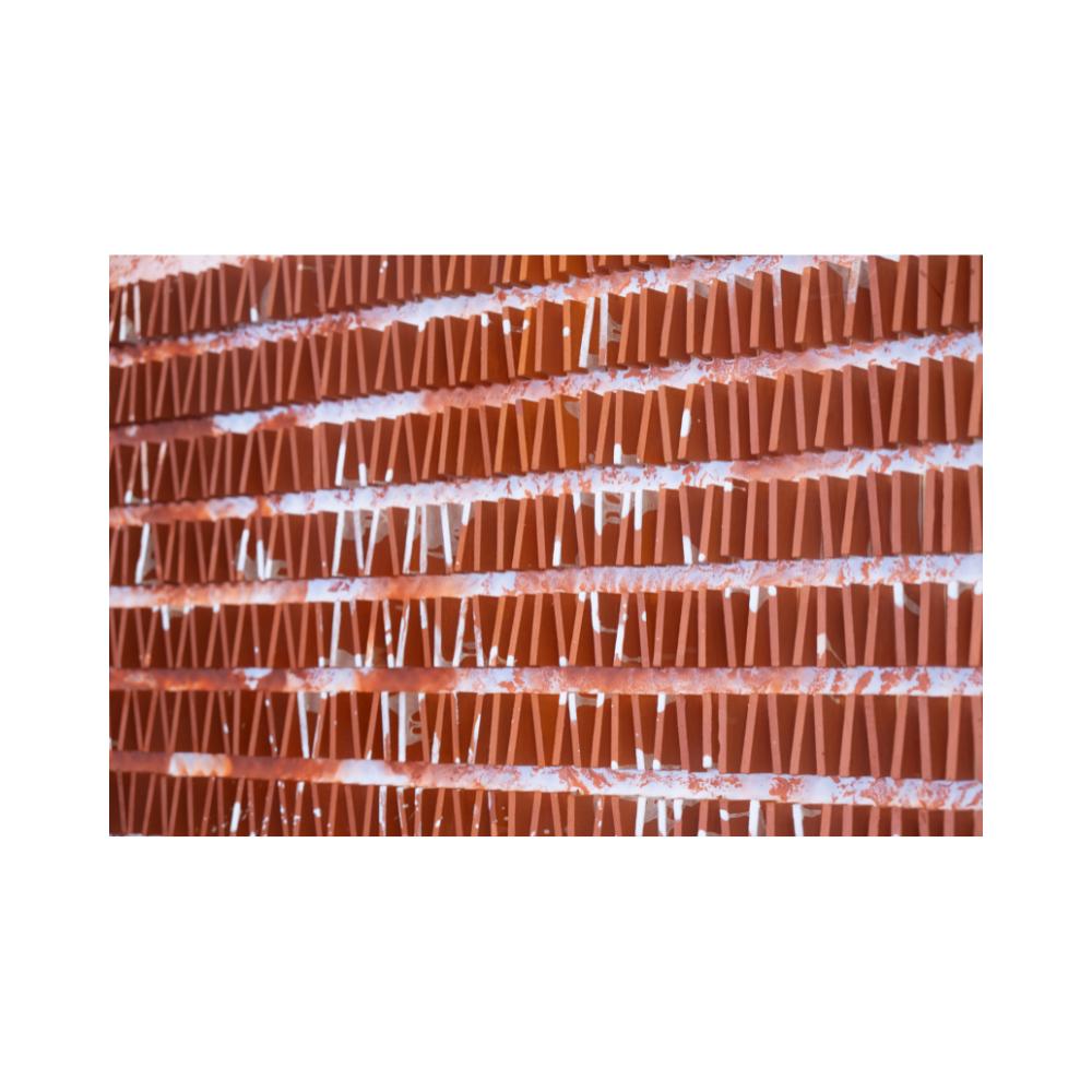 TERRACOTA RED Beautiful Wall Art Sculpture For Sale 3