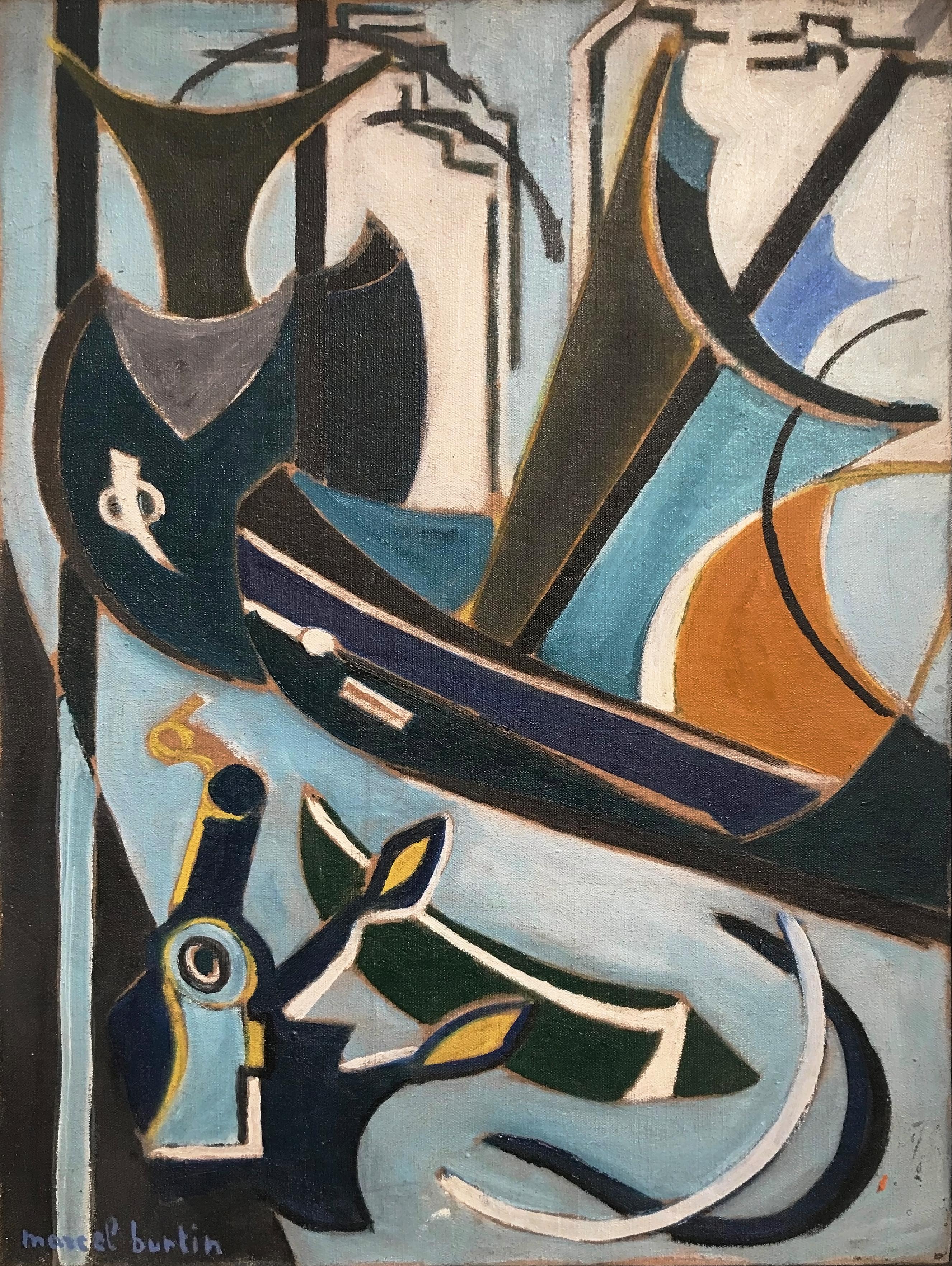 composition in blue 1935