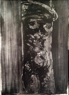 'Nude' 60's Litograph by Vittorio Tavernari Limited Edition Black and White