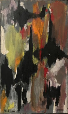 Burtin Marcel ‘composition’ Abstract - Oil on Canvas - Early 60’s
