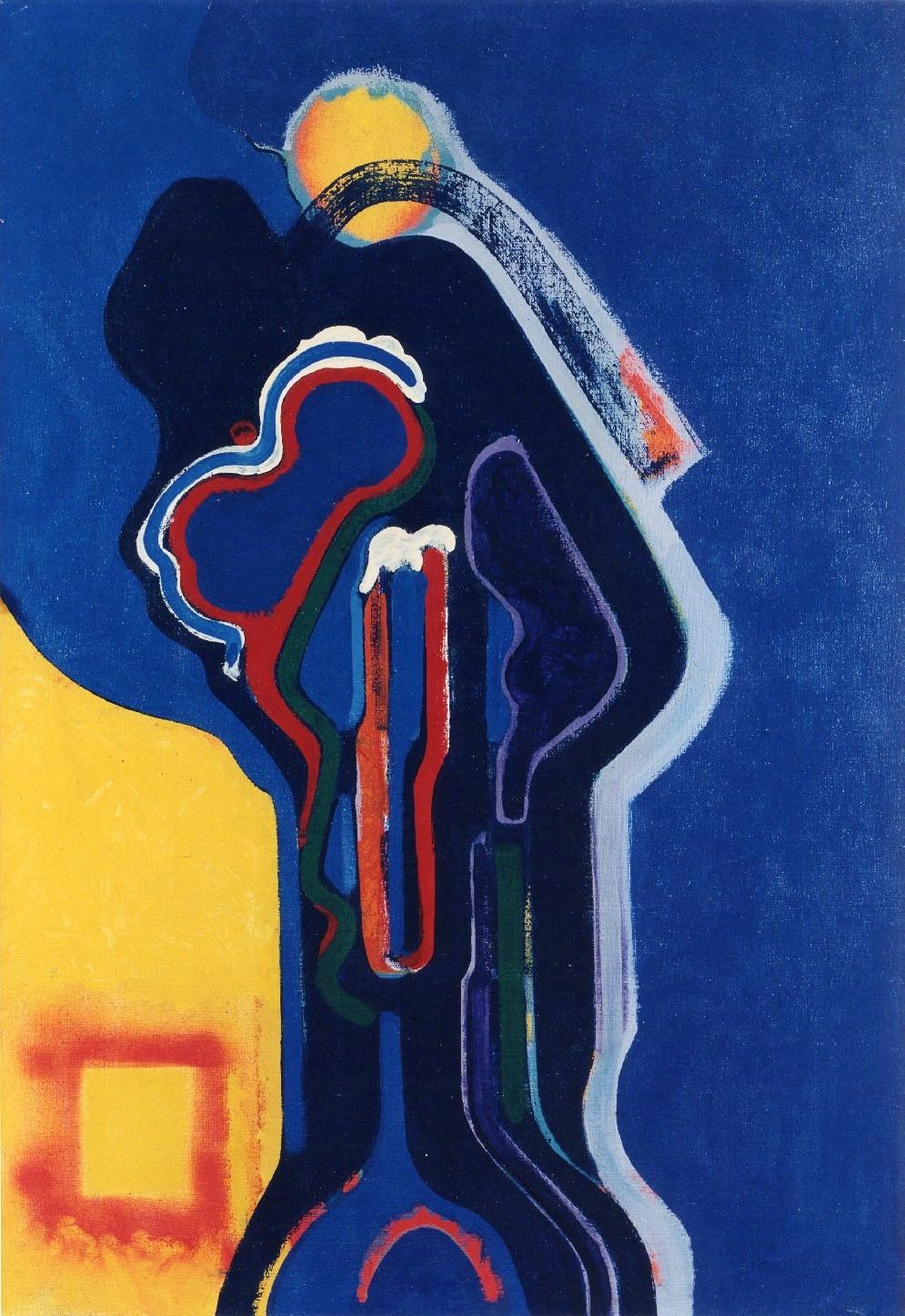 Claude Bellegarde (1927) Abstract Composition, 1971, oil on canvas; signed and dated on the verse.

SIZE: cm. 130 x 89 x 2
SIZE WITH FRAME: cm. 132 x 91 x 3

Provenance: 
Bergamo, Italy, private collection.

Exhibition: 
"Keith Haring e pittura