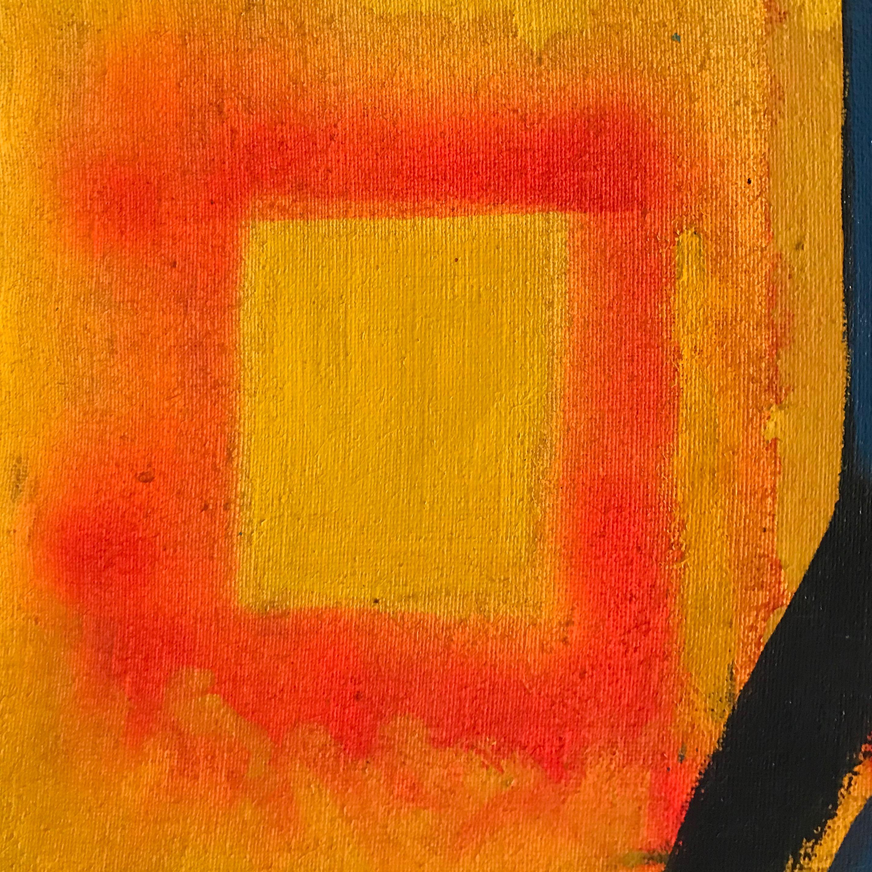 Claude Bellegarde 'Abstract Composition' 1971 Oil on Canvas Tachisme French  For Sale 2