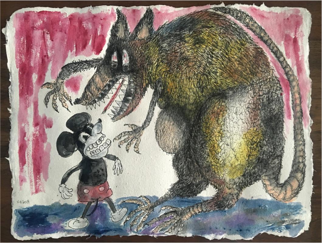 Victor Hugo Perez Animal Art – Las Ratas