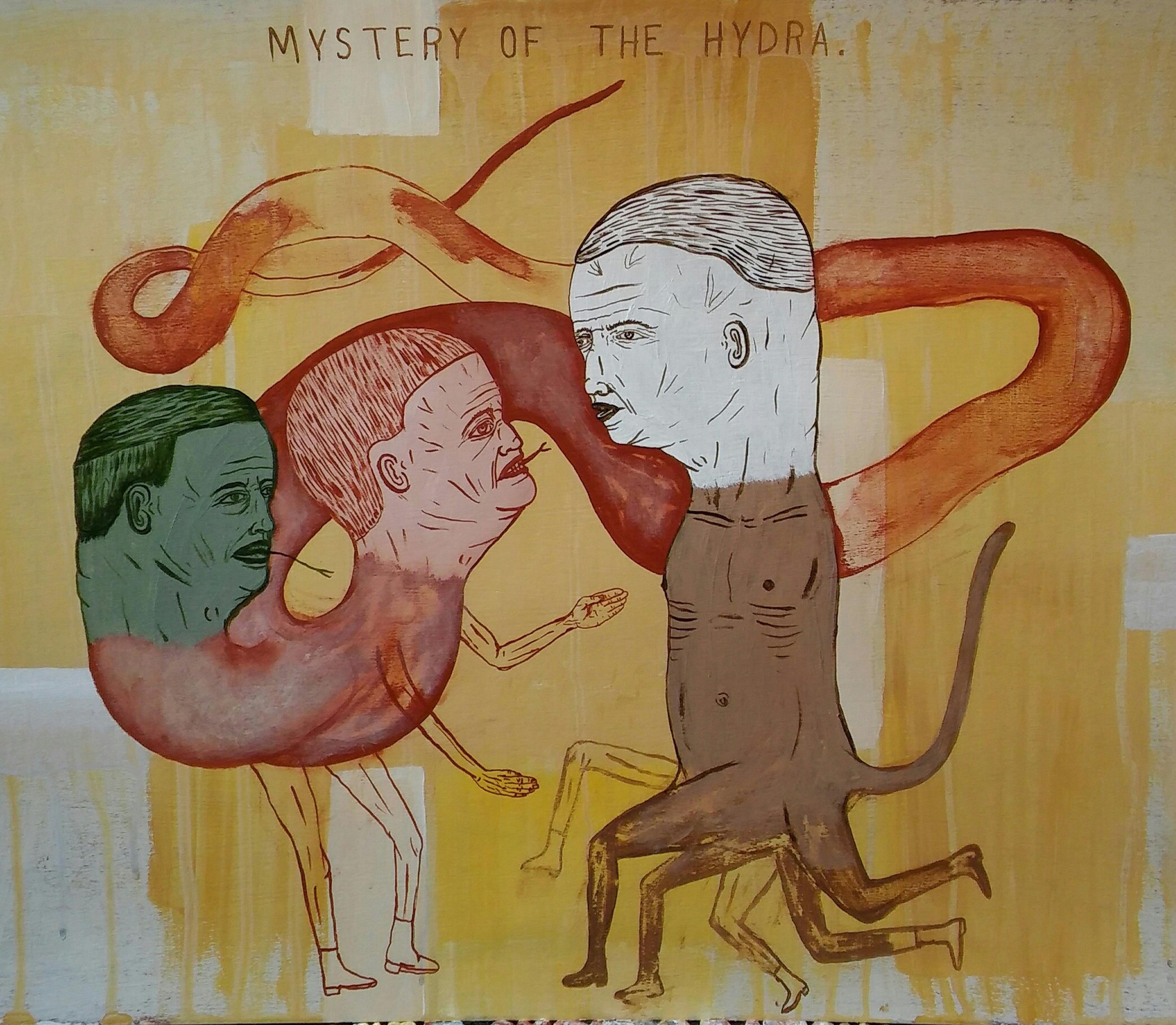 Fred Stonehouse Figurative Painting - Paint. Mystery of the Hydra