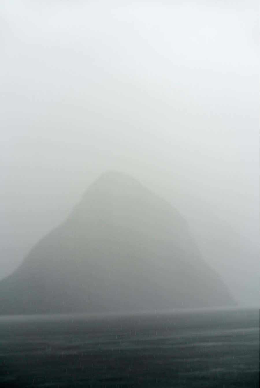 Rain, Milford Sound, New Zealand, Autumn 2018 - Contemporary Photography