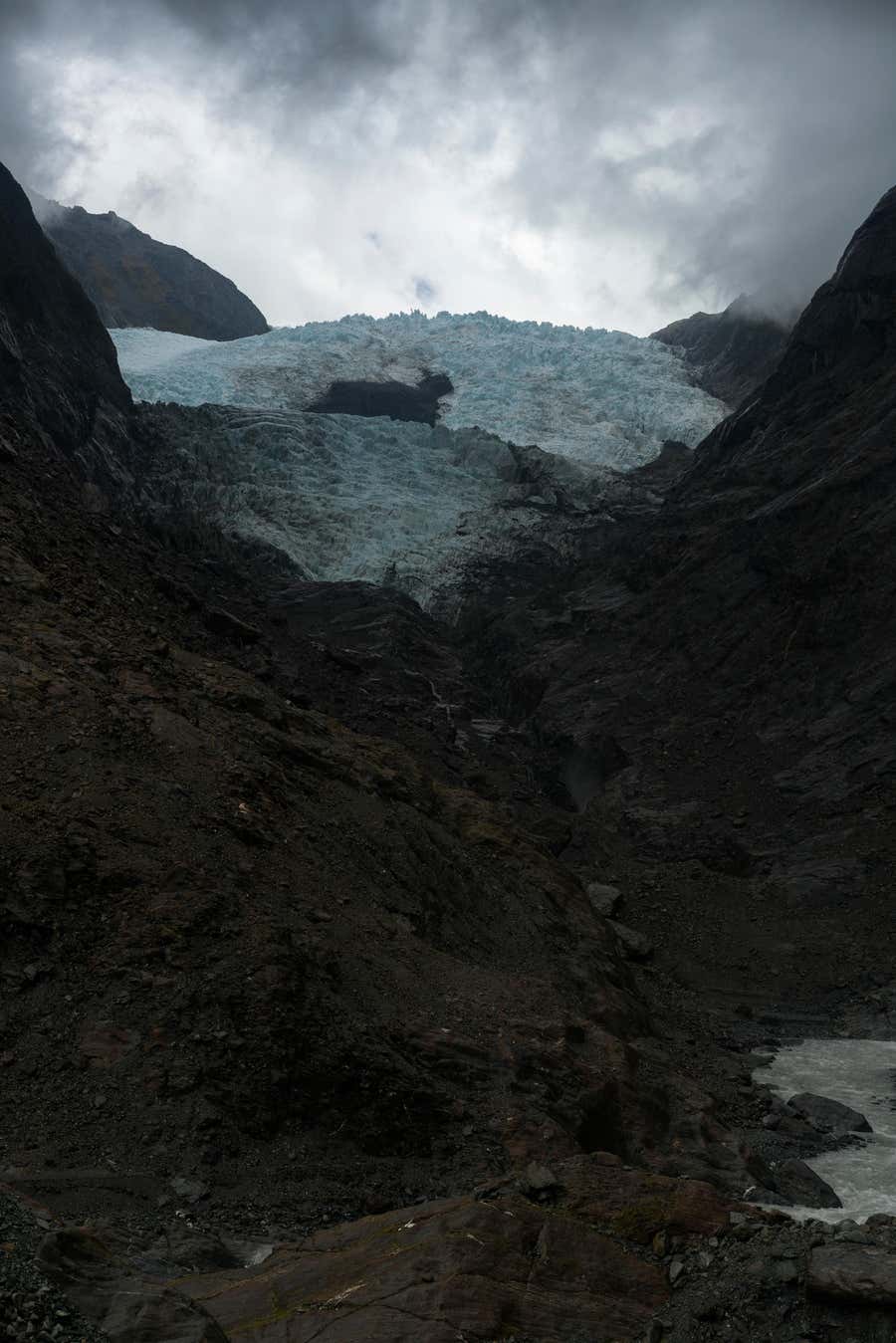 Clearing Rain, The Franz Josef Glacier, New Zealand - Contemporary Photography