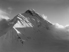 Antique Mount Everest in Morning Light, from Camp at 22, 500 ft. - Landscape Photography