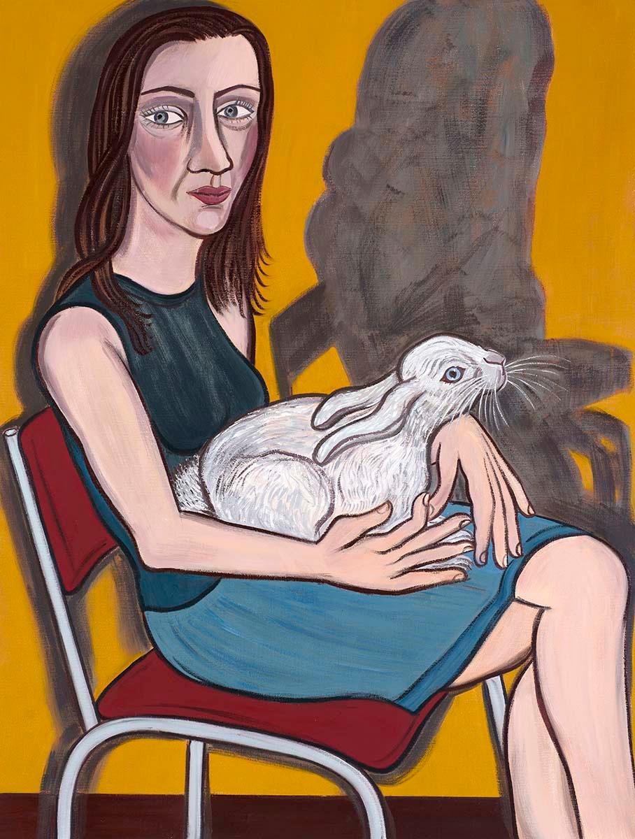 Take Five, 2019 - Eileen Cooper (Figurative Malerei)
Signiert auf der Rückseite
Öl auf Leinwand
48 x 36 Zoll

Mit diesen Bildern greift Cooper Themen auf, die sie im Laufe ihrer vierzigjährigen Karriere erforscht hat, nämlich die universelle