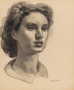 Autoportrait au Petit Col Rond (Selbstportrait mit kleinem Rundhalsausschnitt), 1925
