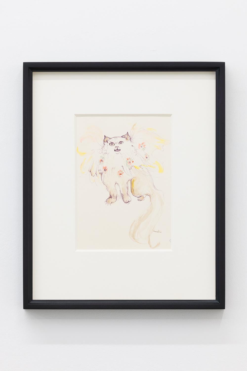 Gato entre las flores (Chat aux Fleurs) - Art de Leonor Fini