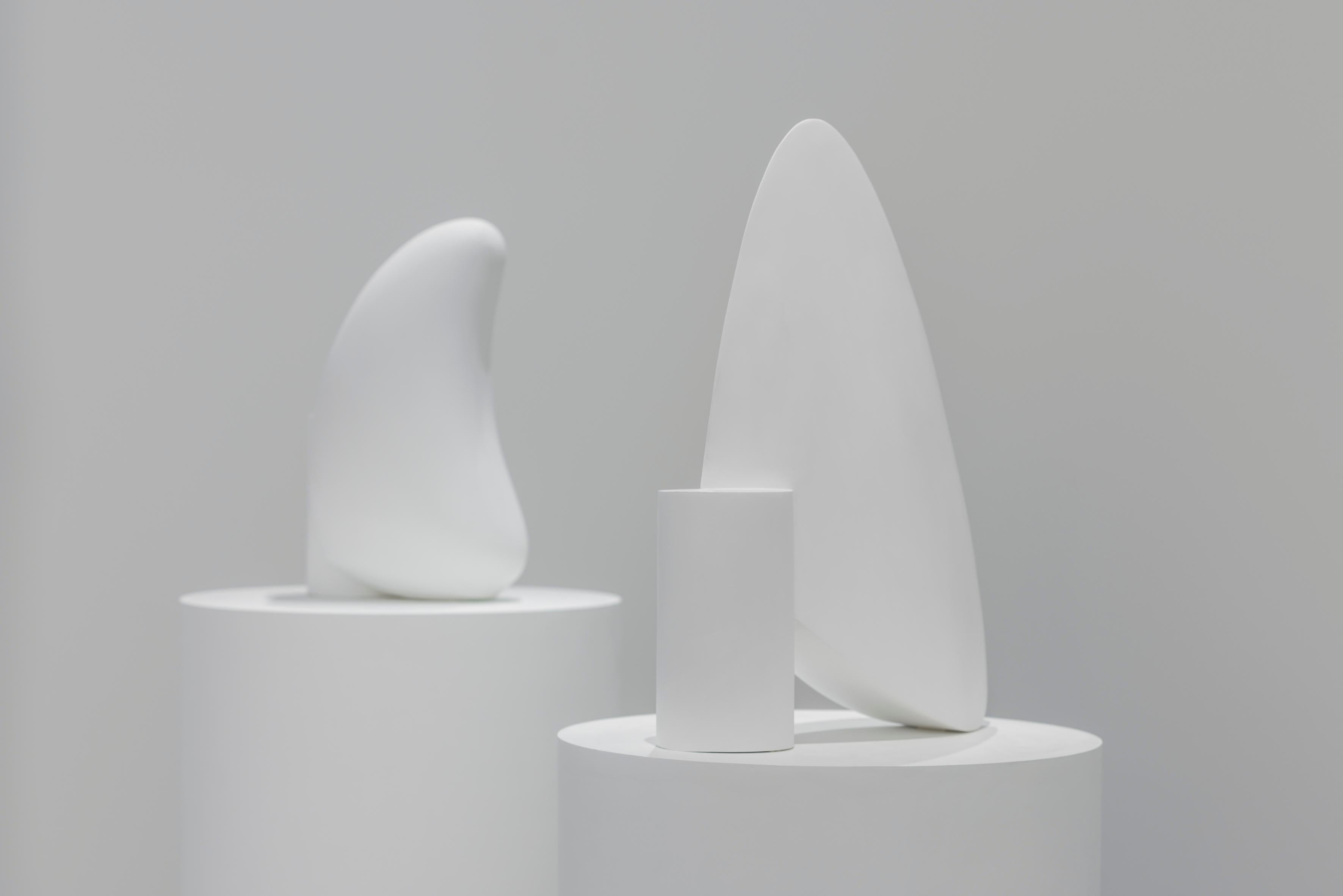 Erotillo (with Cylinder), 2016 - Contemporary Sculpture, 21st Century - Gray Abstract Sculpture by José Gabriel Fernández