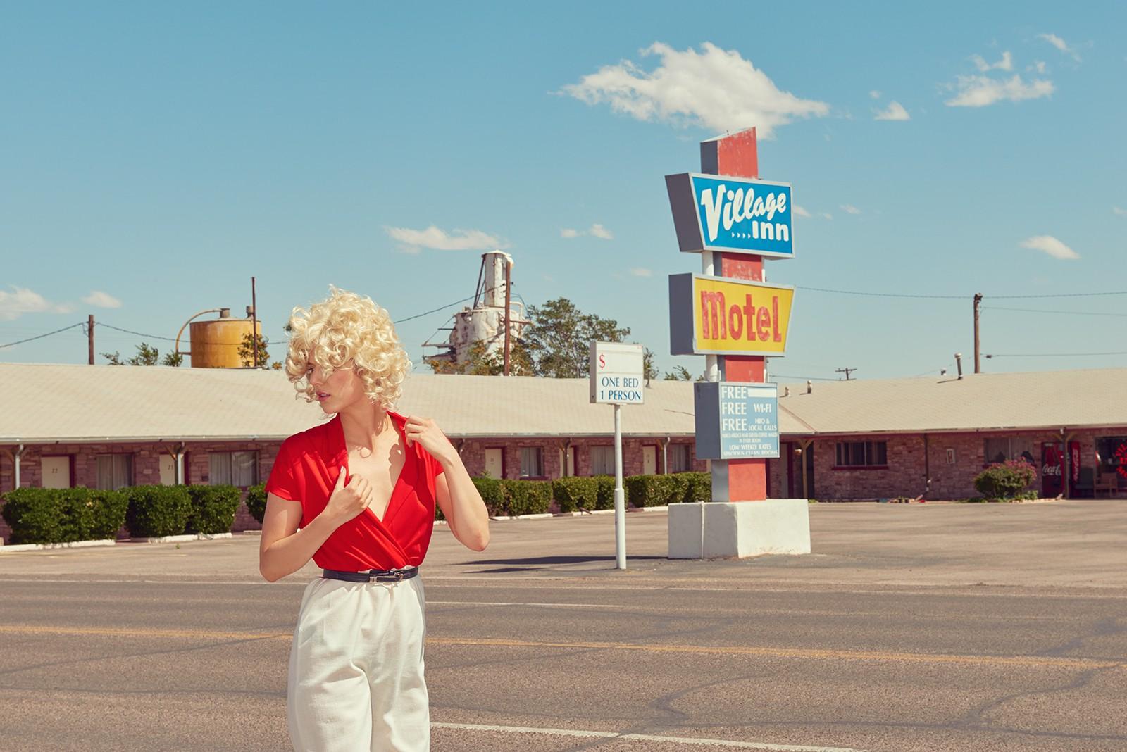 Untitled #18, from the series 'Sorry, No Vacancy'', 2016 - Kourtney Roy
Signed and inscribed with title on label on reverse of mount
Digital pigment print

Available in four sizes:
16 x 24 inches
24 x 36 inches 
32 x 47 inches
39 x 59