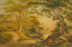 Attrib. to William Glover - 19th Century Watercolour, Deer in Epping Forest