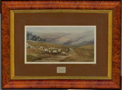 Jean Elliot - Signed and Framed 20th Century English Watercolour, Mountain Trek