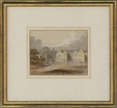 Attributed to John Chessell Buckler (1793-1894) - English Watercolour,
