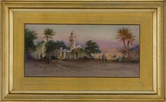 Robert Murdoch Wright (fl. 1889-1962) - Signed Watercolour, Cairo at Dusk