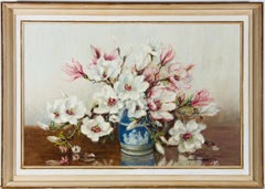 Marion Broom RWS (1878-1962) - 20th Century Oil, Still Life, Magnolia Branches