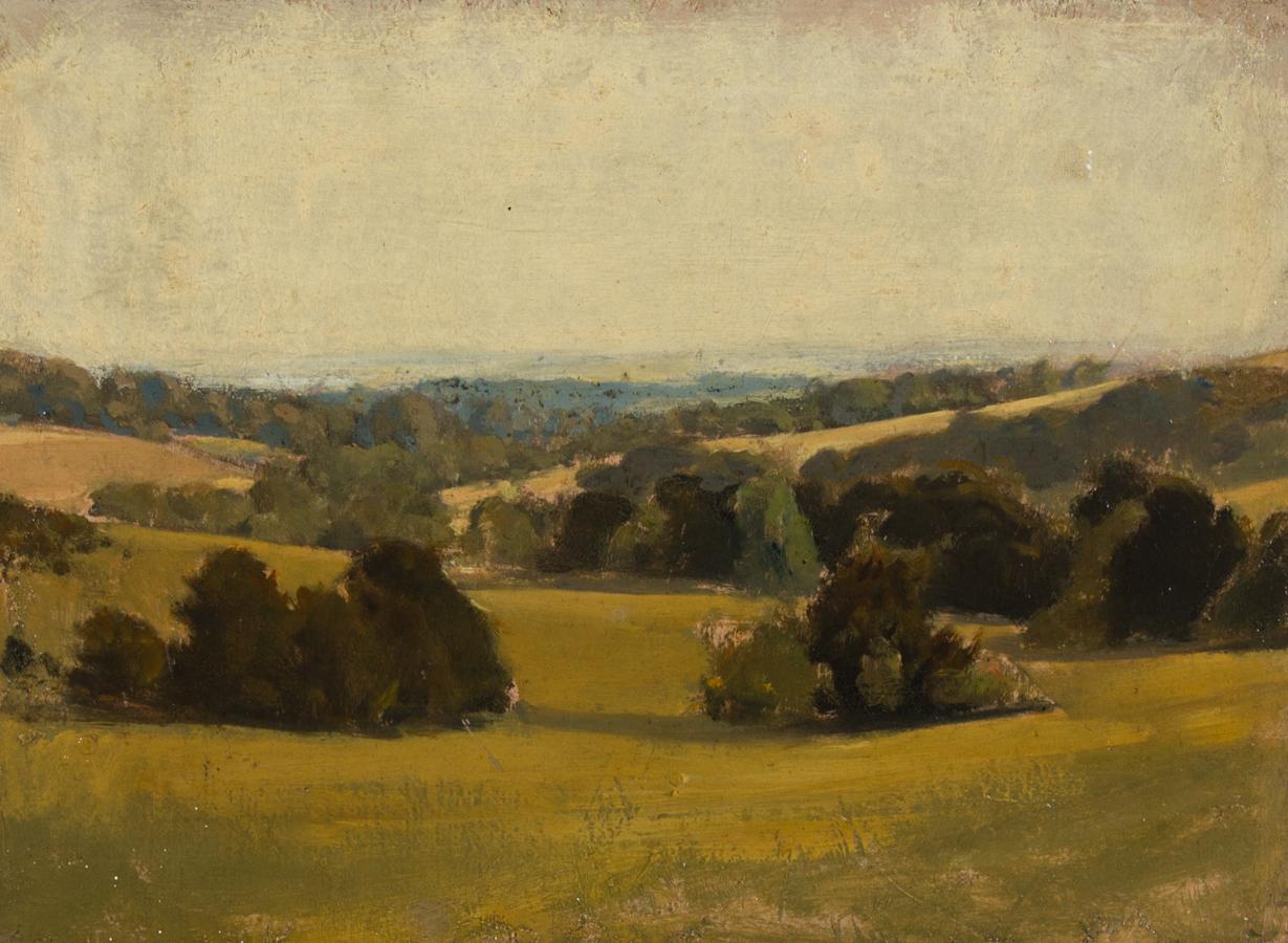 Attrib. Henry Lintott RSA (1877-1965) - Early 20th Century Oil, Summer Landscape - Painting by Unknown