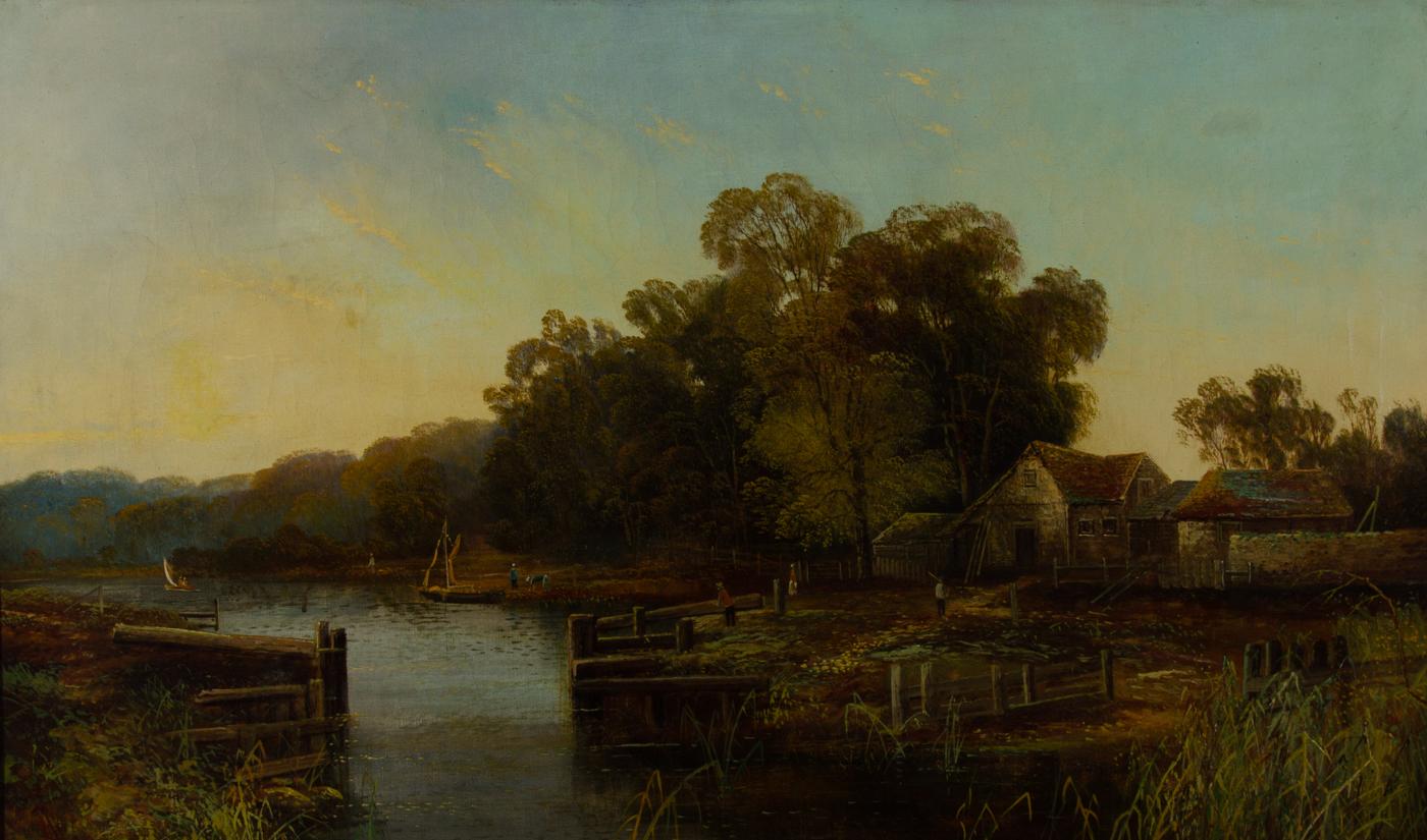 Robert Weir Allan RWS (1851-1942) - Late 19th Century Oil, Rural River Landscape 1