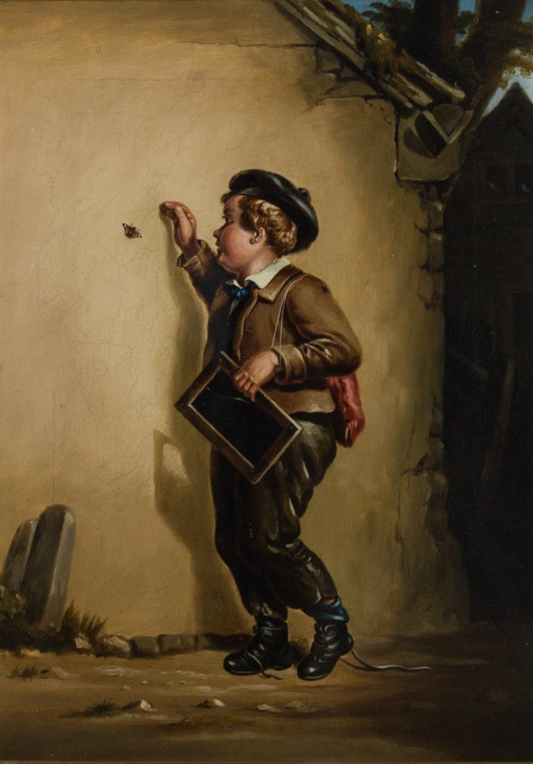 Attrib. Robinson Elliott (1814-1894) - Ornately Framed Oil, Victorian