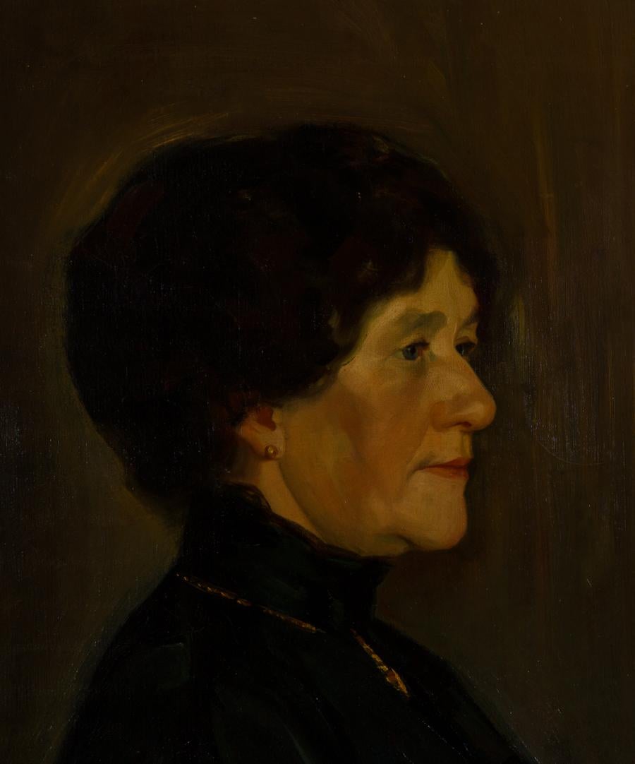 David Prophet Ramsay (1888-1944) - Early 20th Century Oil, The Artist's Mother 2
