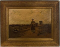 William James Dukes (1877-1936) - Signed & Framed Oil, The Gatherer