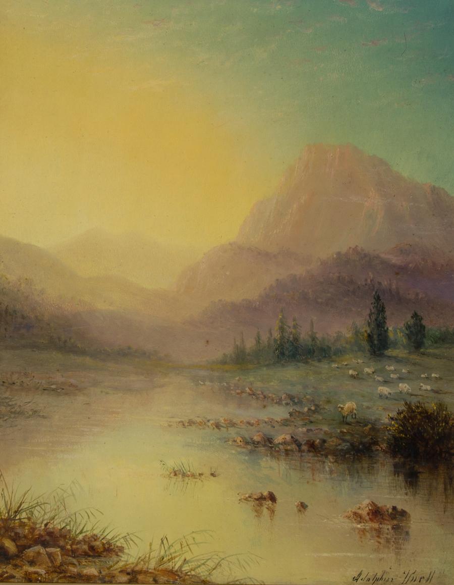 William Adolphus Knell (1801-1875) - Mid 19th Century Oil, Highland Landscape 1